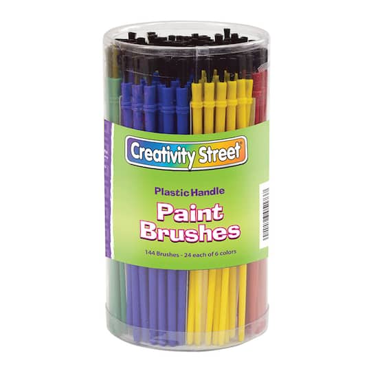 Creativity Street® Economy Paint Brushes, 144 Canister Set